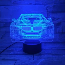 BMW autó 3D led lámpa