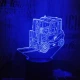 Targonca 7 színű 3D led lámpa
