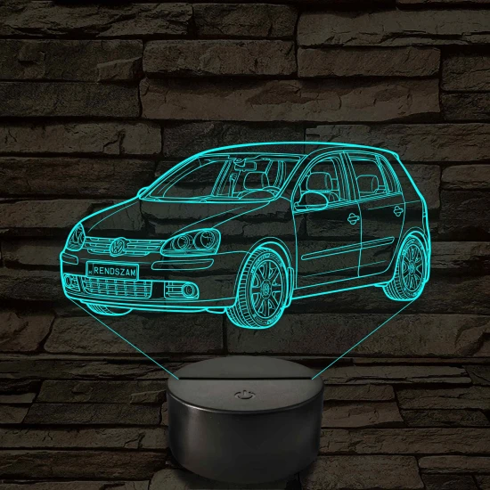 Golf MK V (5 ajtós) – 7 színű, színváltós LED lámpa