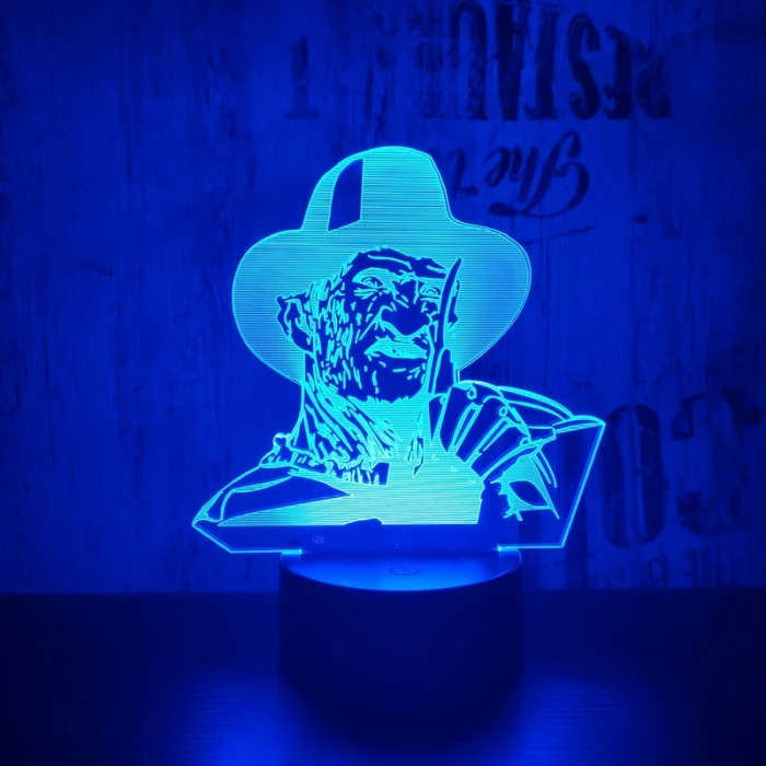 Freddy Krueger 7 színű 3D led lámpa