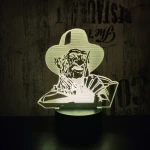 Freddy Krueger 7 színű 3D led lámpa