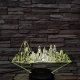 New York  7 színű 3D led lámpa