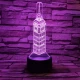 Big Ben 7 színű 3D led lámpa