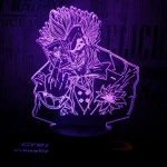 Joker 7 színű 3D led lámpa