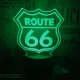 66 Road  3D led lámpa