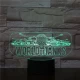 World of Tanks 3D led lámpa