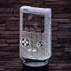 Tetrisz 7 színű  3D led lámpa