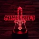 Minecraft  7 színű 3D led lámpa
