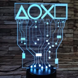 Indulhat a játék 7 színű 3D led lámpa