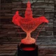 Csodalámpa 7 színű 3D led lámpa