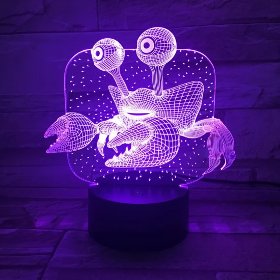 Rák  7 színű 3D led lámpa