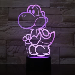 Bébi Dinó 3D led lámpa