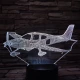 Piper PA-28 Repülőgép  7 színű 3D led lámpa