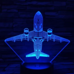 Repülő 4 7 színű 3D led lámpa