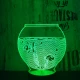 Akvárium 3D led lámpa