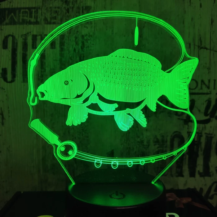 Ponty horgászat 3D led lámpa