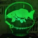 Ponty horgászat 3D led lámpa