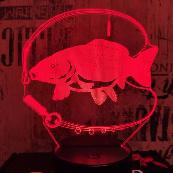 Ponty horgászat 3D led lámpa