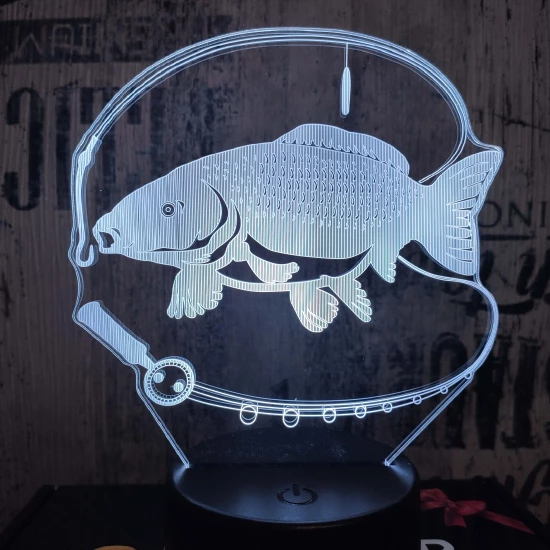 Ponty horgászat 3D led lámpa
