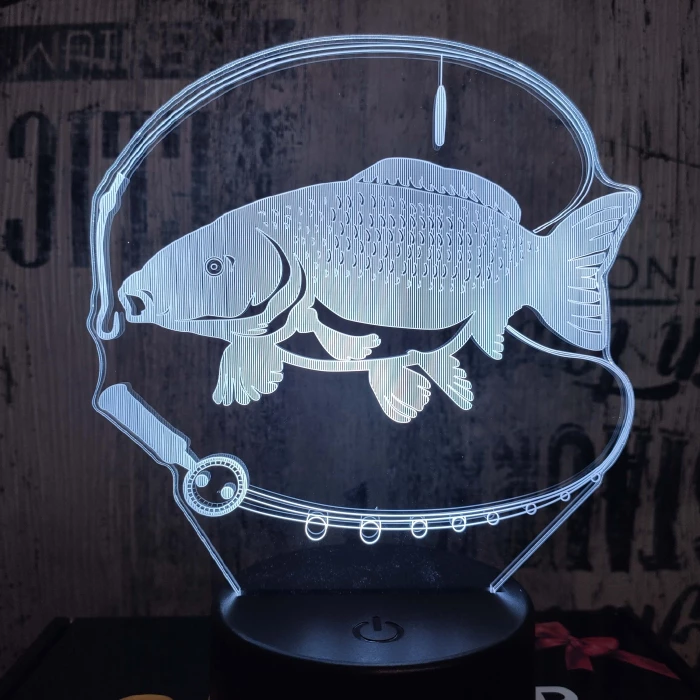 Ponty horgászat 3D led lámpa