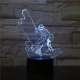 Horgász 7 színű 3D led lámpa