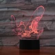 Horgász 3D led lámpa