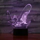 Horgász 3D led lámpa