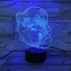 Horgász 7 színű 3D led lámpa