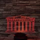 Akropolisz 7 színű 3D led lámpa