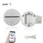 Egyedi fotógravírozás 7 színű 3D led lámpa