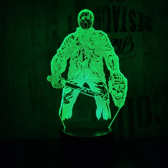 Arctalan 7 színű 3D led lámpa