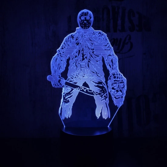 Arctalan 7 színű 3D led lámpa