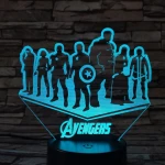 Csapat  3D led lámpa