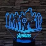 Csapat  3D led lámpa