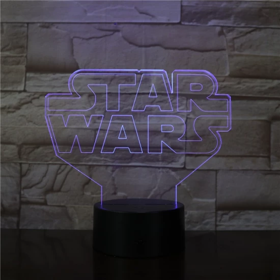 Star Wars 3D led lámpa