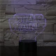 Star Wars 3D led lámpa