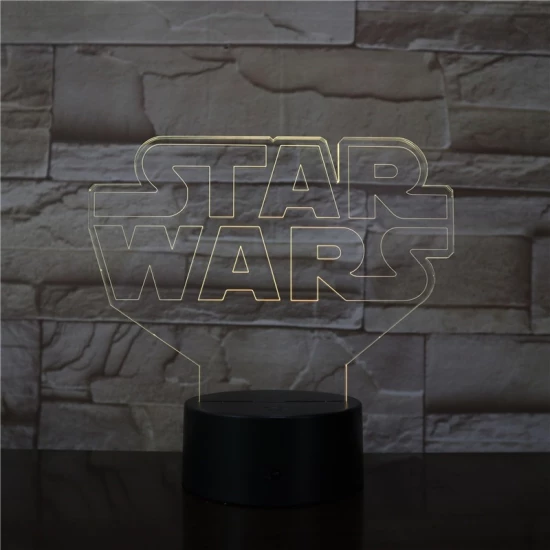 Star Wars 3D led lámpa