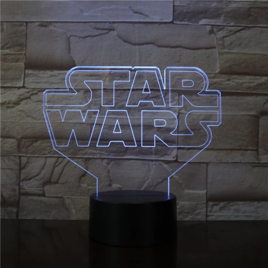 Star Wars 3D led lámpa