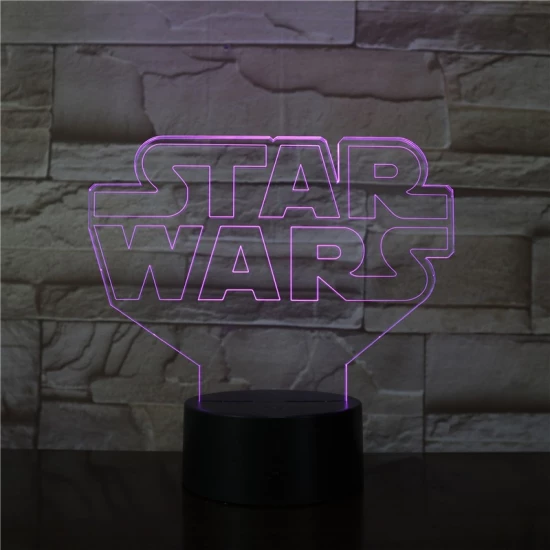 Star Wars 3D led lámpa