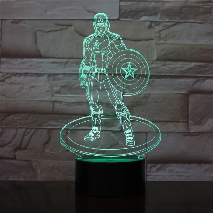 A Kapitány 3D led lámpa