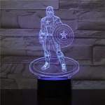 A Kapitány 3D led lámpa