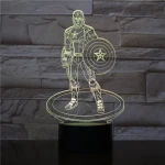 A Kapitány 3D led lámpa