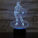 A Kapitány 3D led lámpa