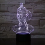 A Kapitány 3D led lámpa