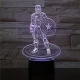 A Kapitány 3D led lámpa