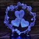 Szív virág 7 színű  3D led lámpa