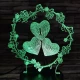 Szív virág 7 színű  3D led lámpa