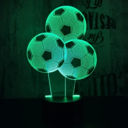 Foci Lufi 7 színű 3D led lámpa