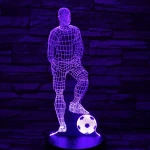 Focista 7 színű 3D led lámpa
