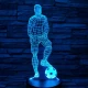 Focista 7 színű 3D led lámpa